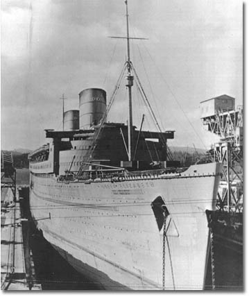 Queen Elizabeth - February 1942